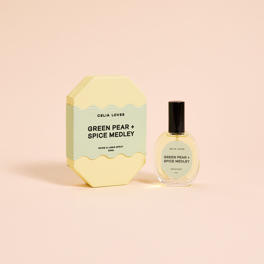 SECONDS SALE Green Pear & Spice Medley - Room Spray 50ml