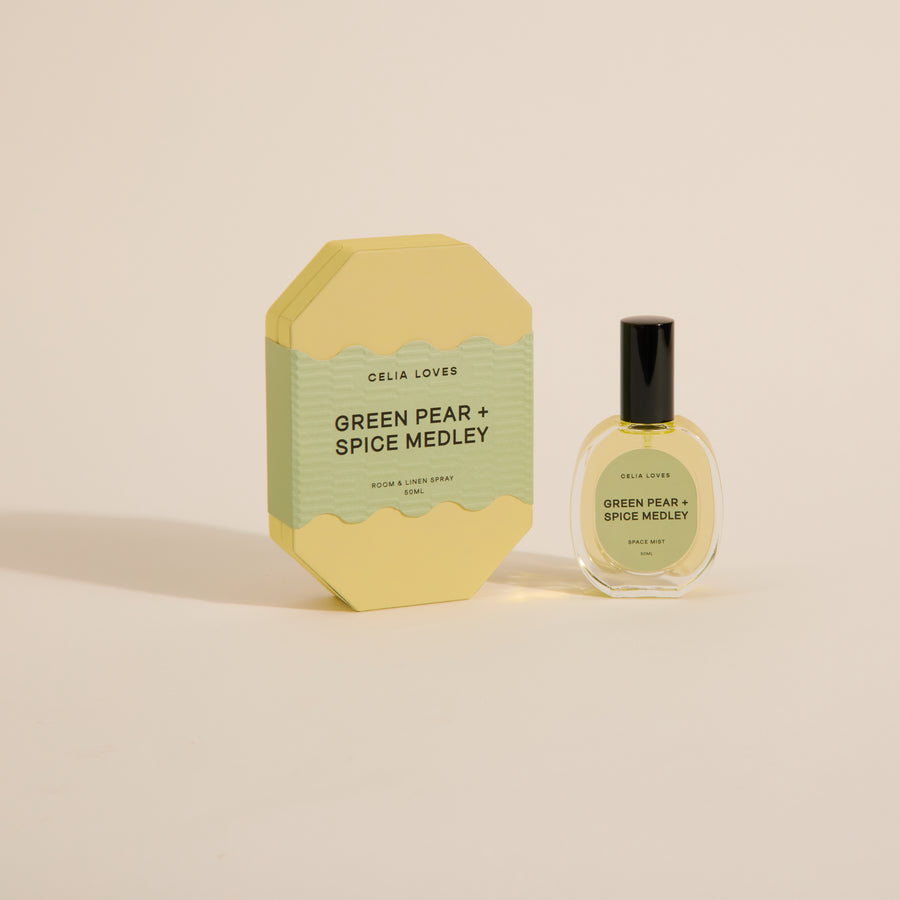 PREORDER Green Pear & Spice Medley - Room Spray 50ml