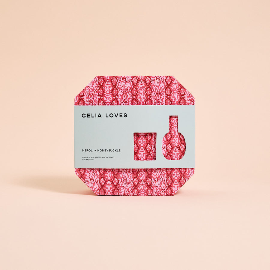 PREORDER Neroli & Honeysuckle - Candle & Room Spray Duo Set