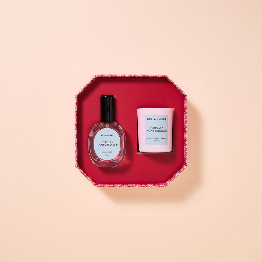 PREORDER Neroli & Honeysuckle - Candle & Room Spray Duo Set
