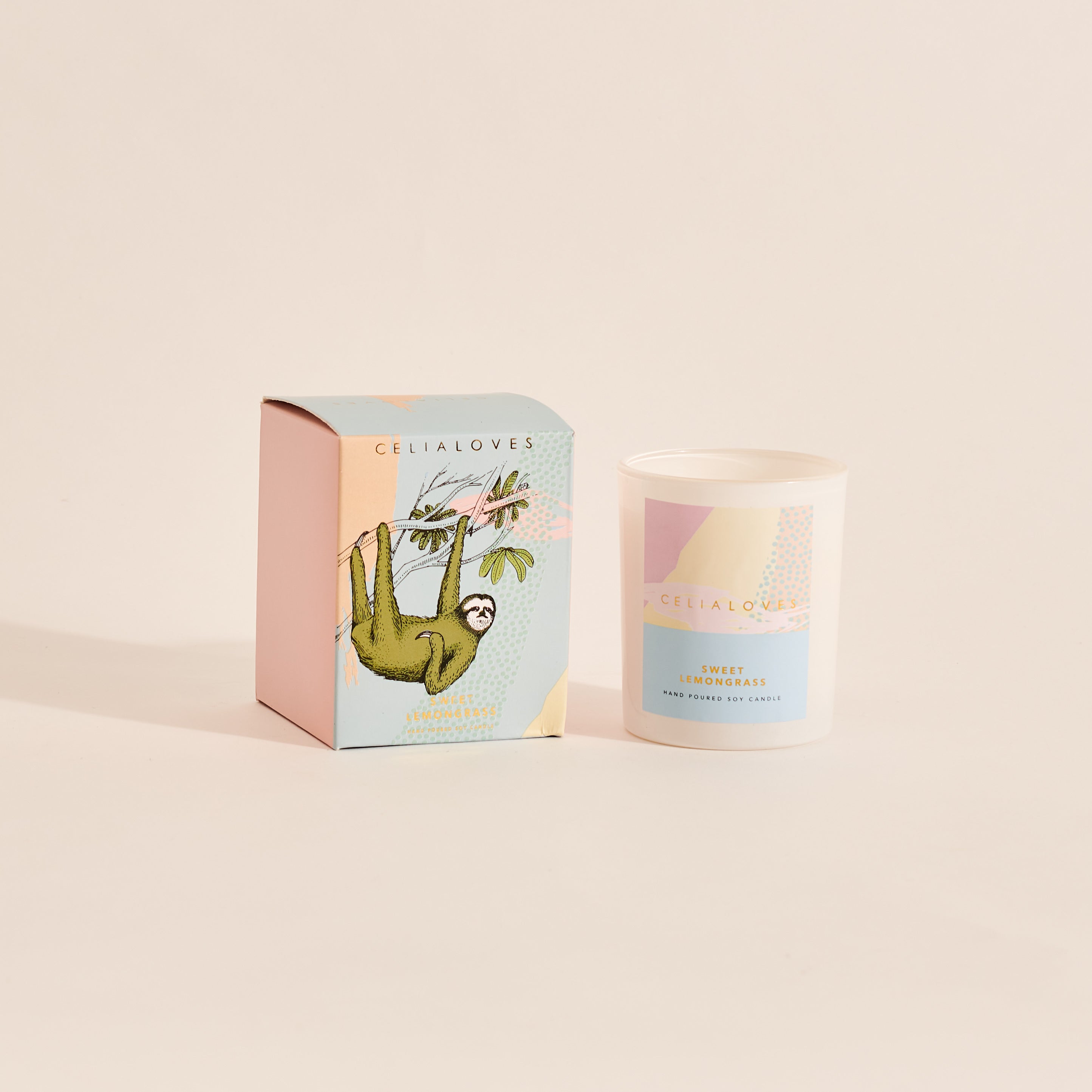 Sweet Lemongrass Scented Candle – Celia Loves